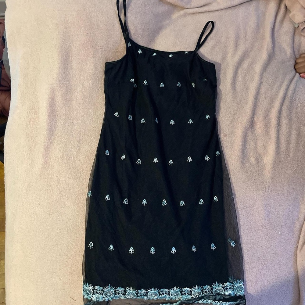 City Triangles Black and Blue Dress